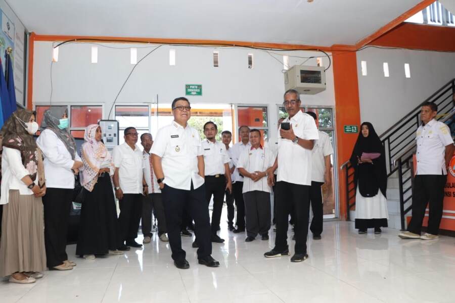 Sidak Hari Pertama Masuk Kantor di Sulbar