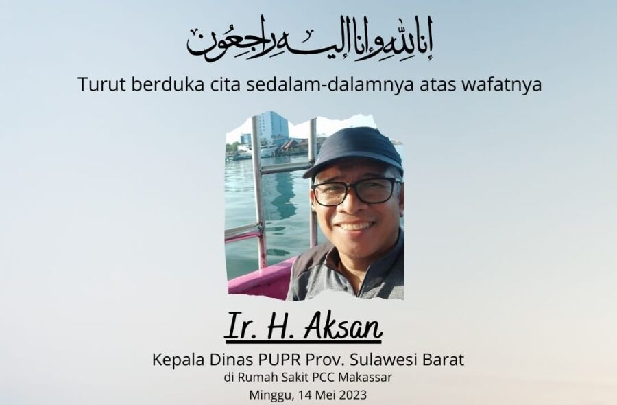 Kadis PU Sulbar Meninggal Dunia